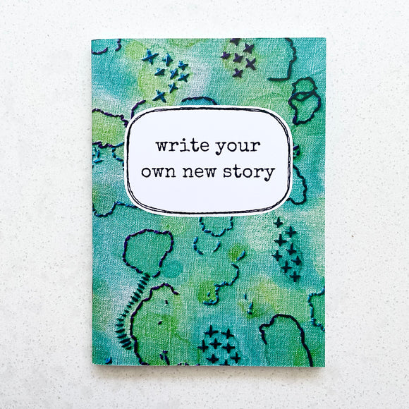 A6 notebook . write your own new story