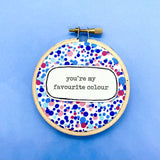 wall art . small . favourite colour