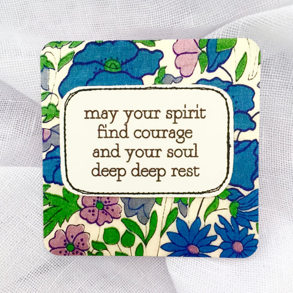 affirmation card . may your spirit .