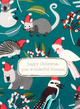 christmas greeting card . wonderful human